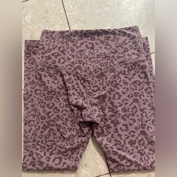 ATHLETA LEOPARD ELATION ULTRA HIGH RISE TIGHT Women’s Size SP - Picture 2 of 5